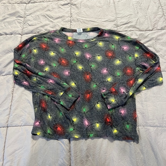 PINK Victoria's Secret Other - PINK Victoria's Secret Christmas Lights Sleepshirt
